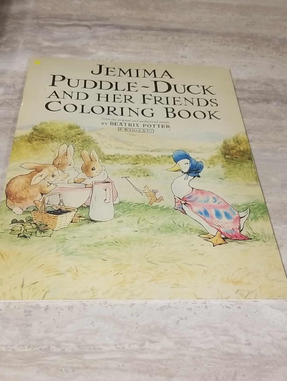 Jemima Puddle-Duck Coloring Book by Beatrix Potter -